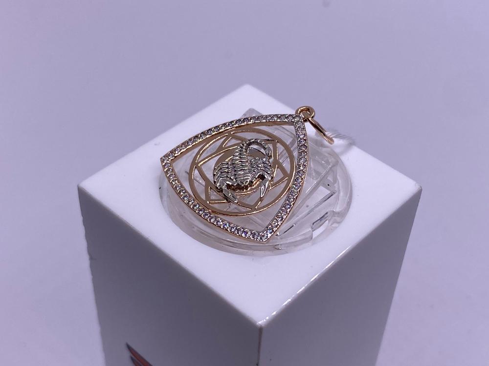 ПОДВЕСКА ЗНАК ЗОДИАКА СКОРПИОН Au 585