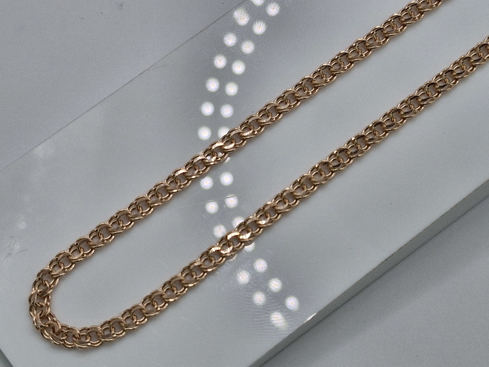 ЦЕПЬ ПУСТОТЕЛАЯ Бисмарк (Au 585)