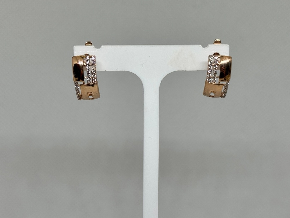 СЕРЬГИ С КАМНЯМИ (Au 585)