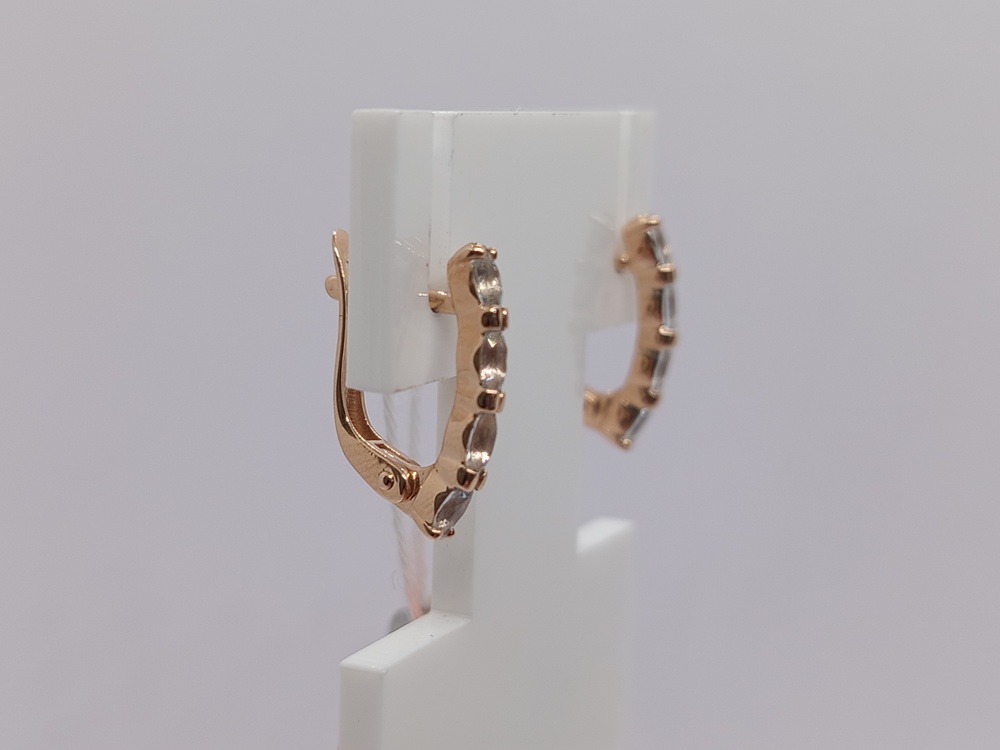 СЕРЬГИ С КАМНЯМИ (Au 585)