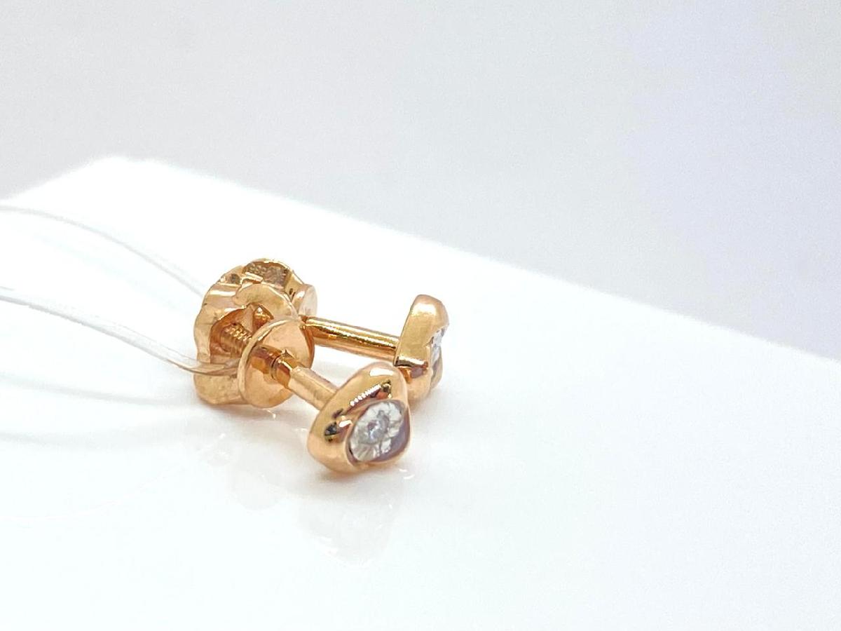 СЕРЬГИ ПУСЕТЫ Бриллиант (Au 585)