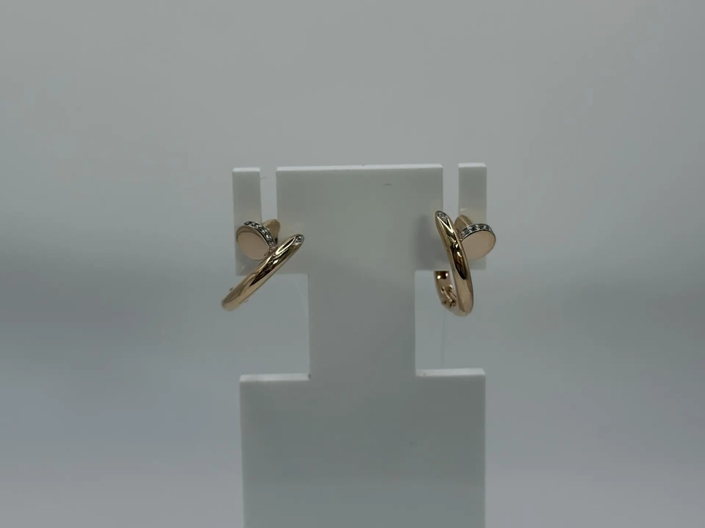 СЕРЬГИ С КАМНЯМИ (Au 585)