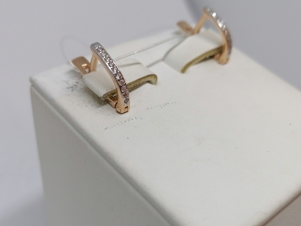 СЕРЬГИ С КАМНЯМИ (Au 585)