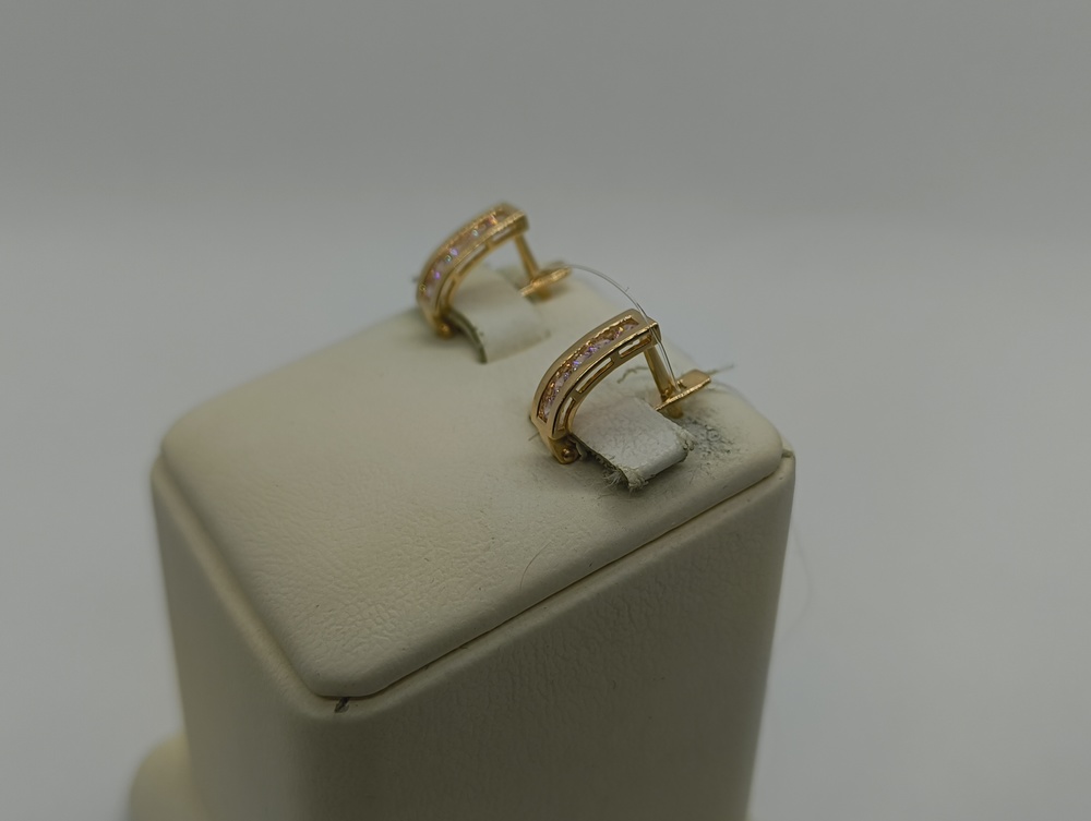 СЕРЬГИ С КАМНЯМИ (Au 585)