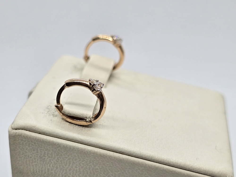 СЕРЬГИ С КАМНЯМИ (Au 585)