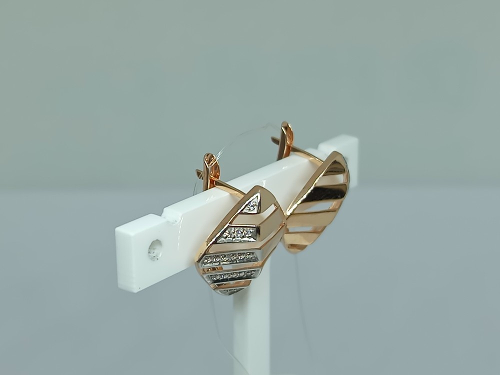 СЕРЬГИ С КАМНЯМИ (Au 585)