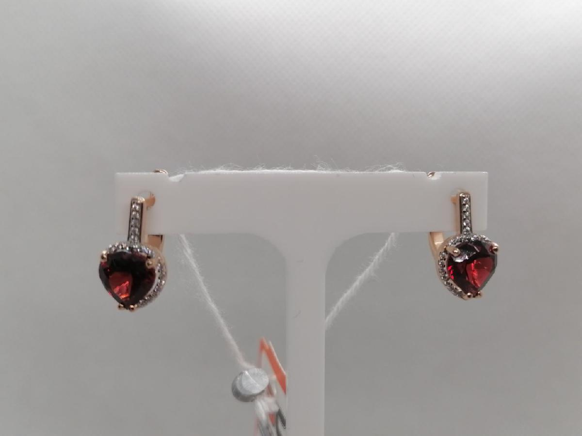 СЕРЬГИ С КАМНЯМИ (Au 585)