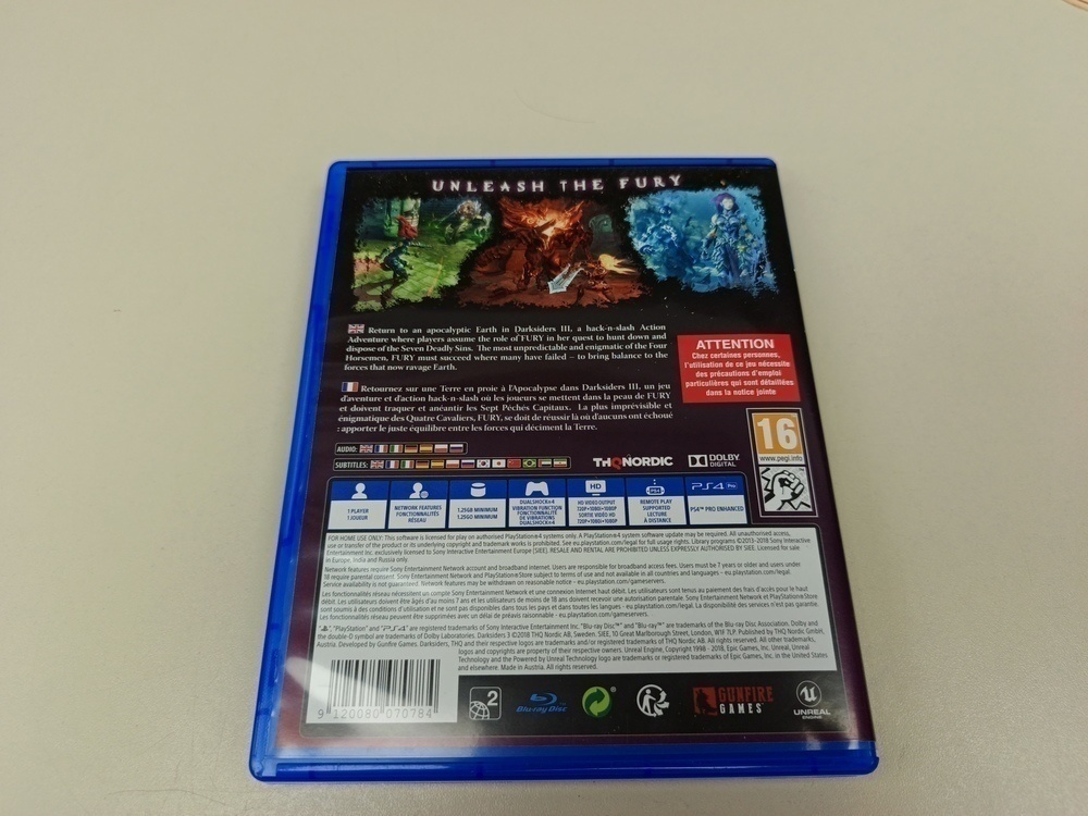 Игра Playstation 4 Darksiders 3