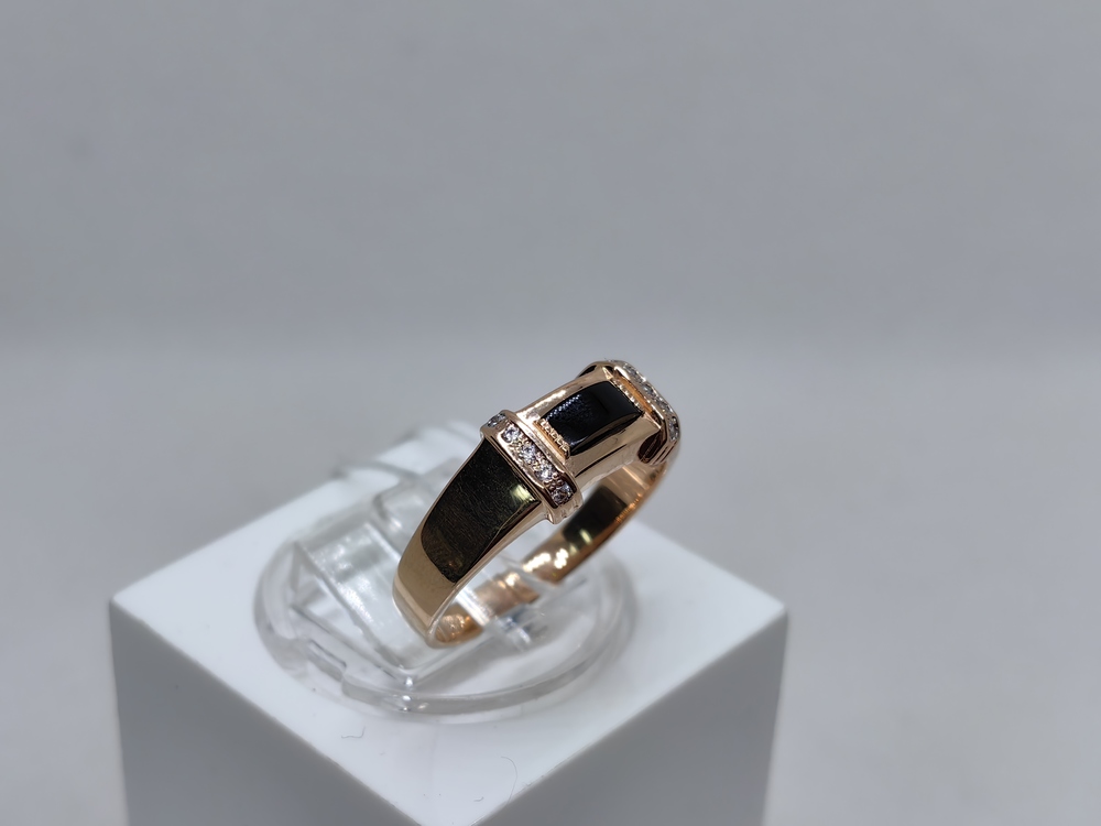 ПЕЧАТКА С КАМНЯМИ (Au 585)