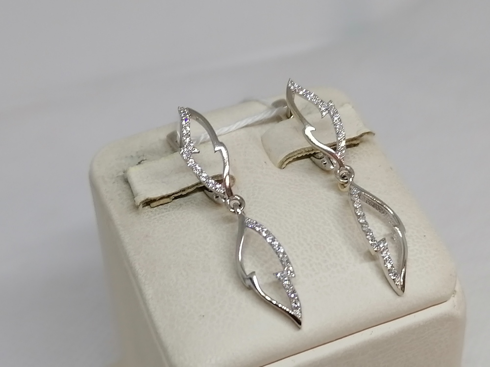 СЕРЬГИ С КАМНЯМИ (Au 585)