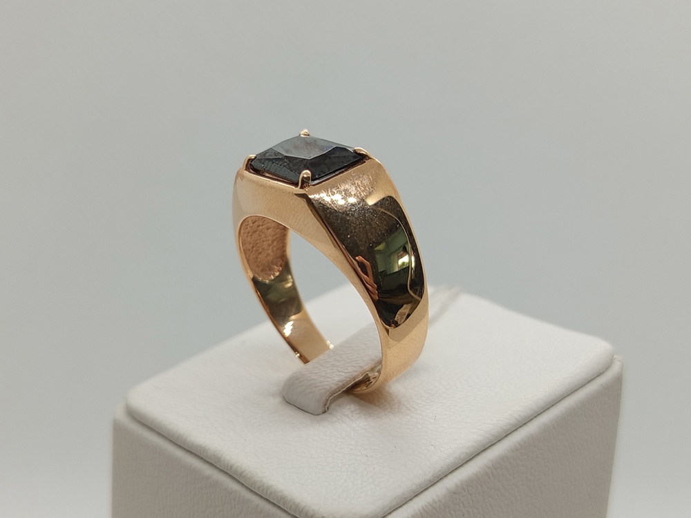 КОЛЬЦО ПЕЧАТКА с камнем (Au 585)