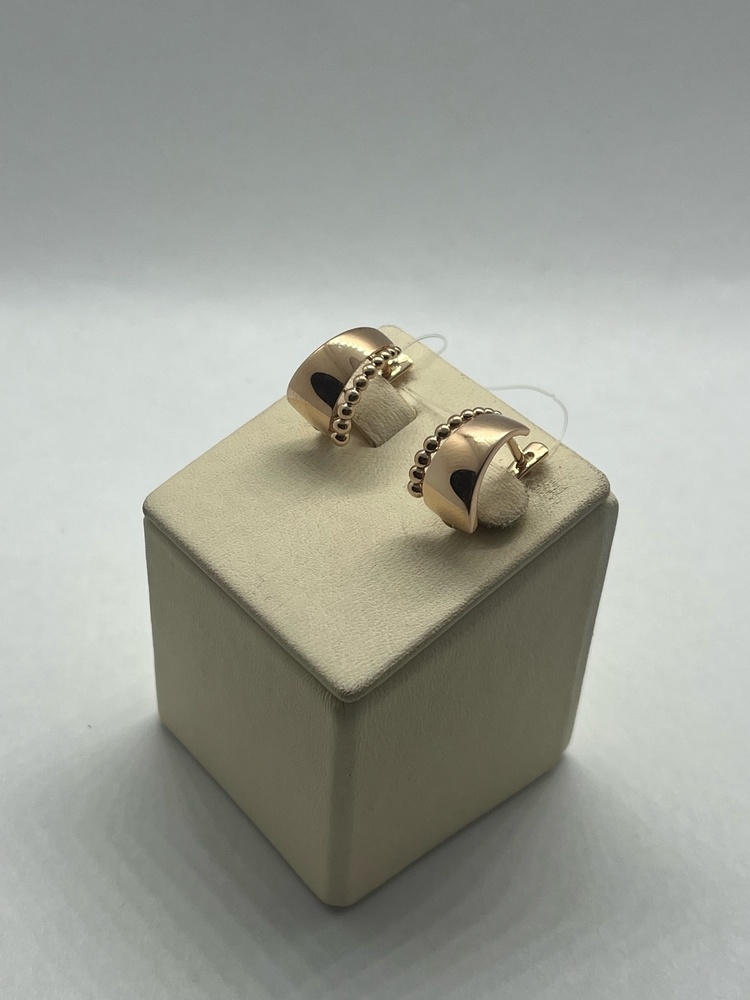 СЕРЬГИ БЕЗ КАМНЯ (Au 585)