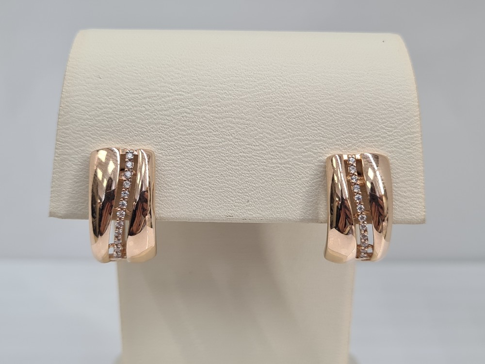 СЕРЬГИ С КАМНЯМИ (Au 585)