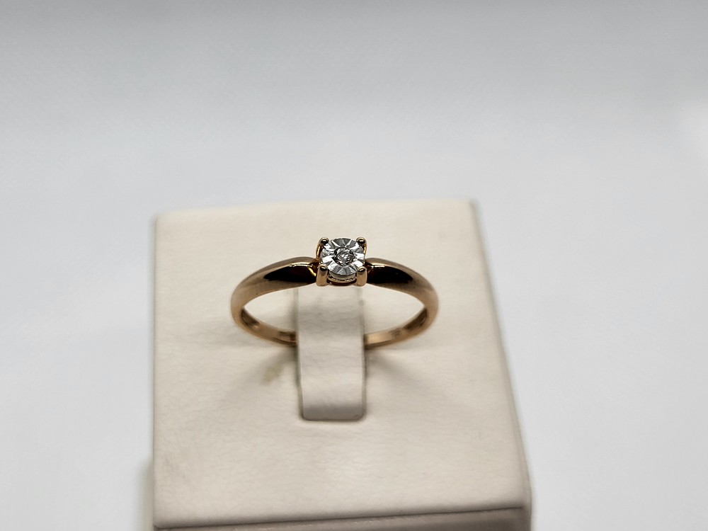 КОЛЬЦО БРИЛЛИАНТ Au 585