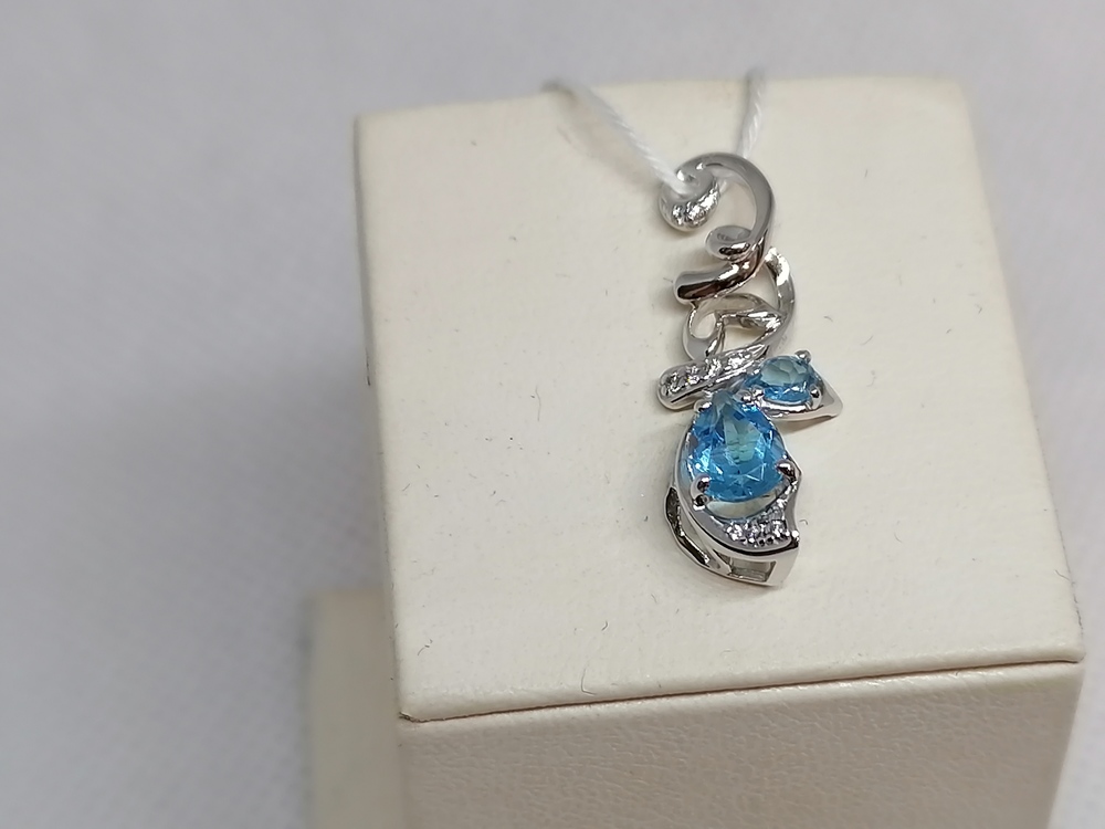 ПОДКМИ585 ПОДВЕСКА С КАМНЯМИ (Au 585)