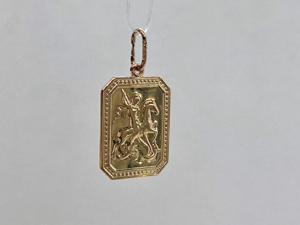 035929 ПОДВЕСКА ИКОНА без камня (Au 585)