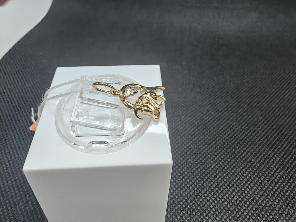 ПОДВЕСКА ЗНАК ЗОДИАКА ТЕЛЕЦ (Au 585)