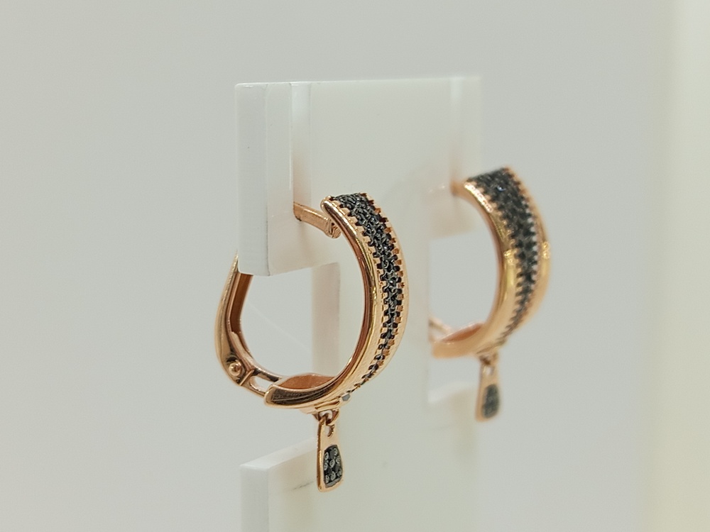 СЕРЬГИ С КАМНЯМИ (Au 585)