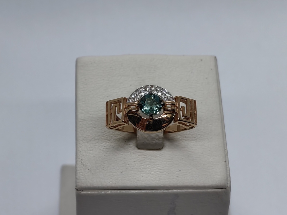 КОЛКМИ585 КОЛЬЦО С КАМНЯМИ (Au 585)