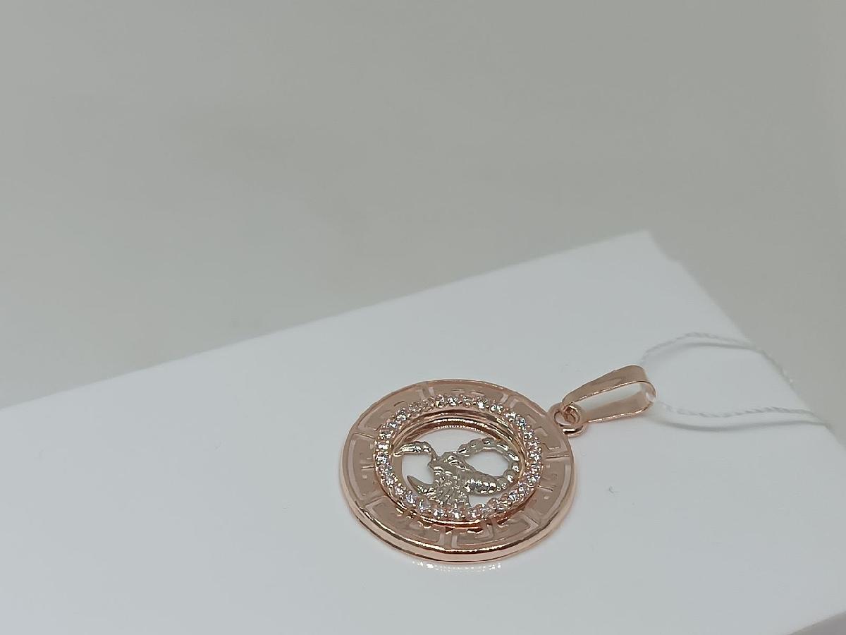 ПОДВЕСКА ЗНАК ЗОДИАКА СКОРПИОН (Au 585)