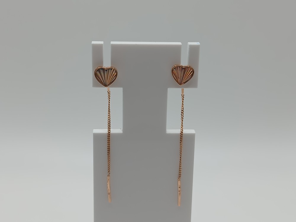 СЕРЬГИ ПРОДЕВКИ без камня (Au 585)