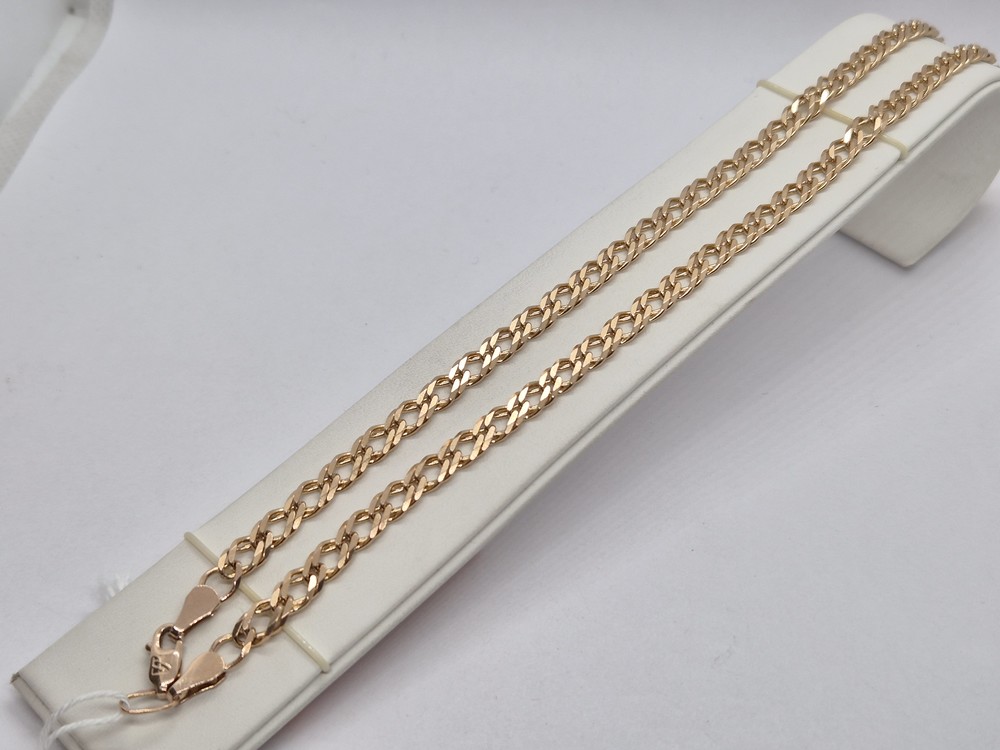 ЦЕПЬ ПОЛНОВЕСНАЯ Ромб двойной (Au 585)