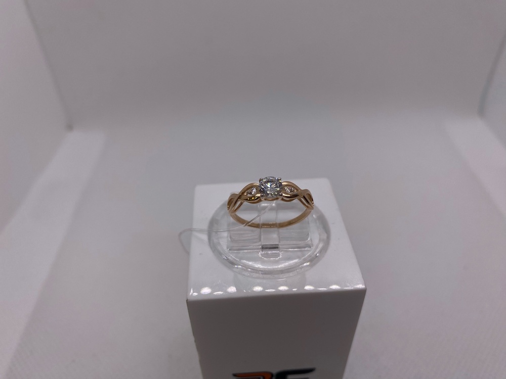 КОЛЬЦО С КАМНЯМИ (Au 585)