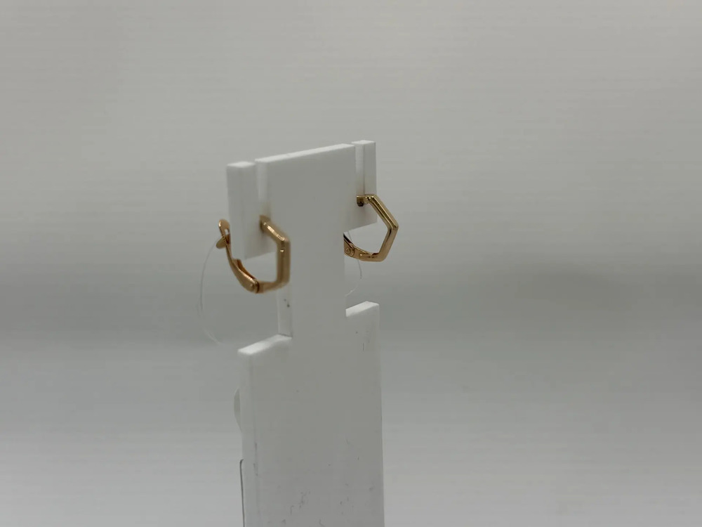 СЕРЬГИ БЕЗ КАМНЯ (Au 585)