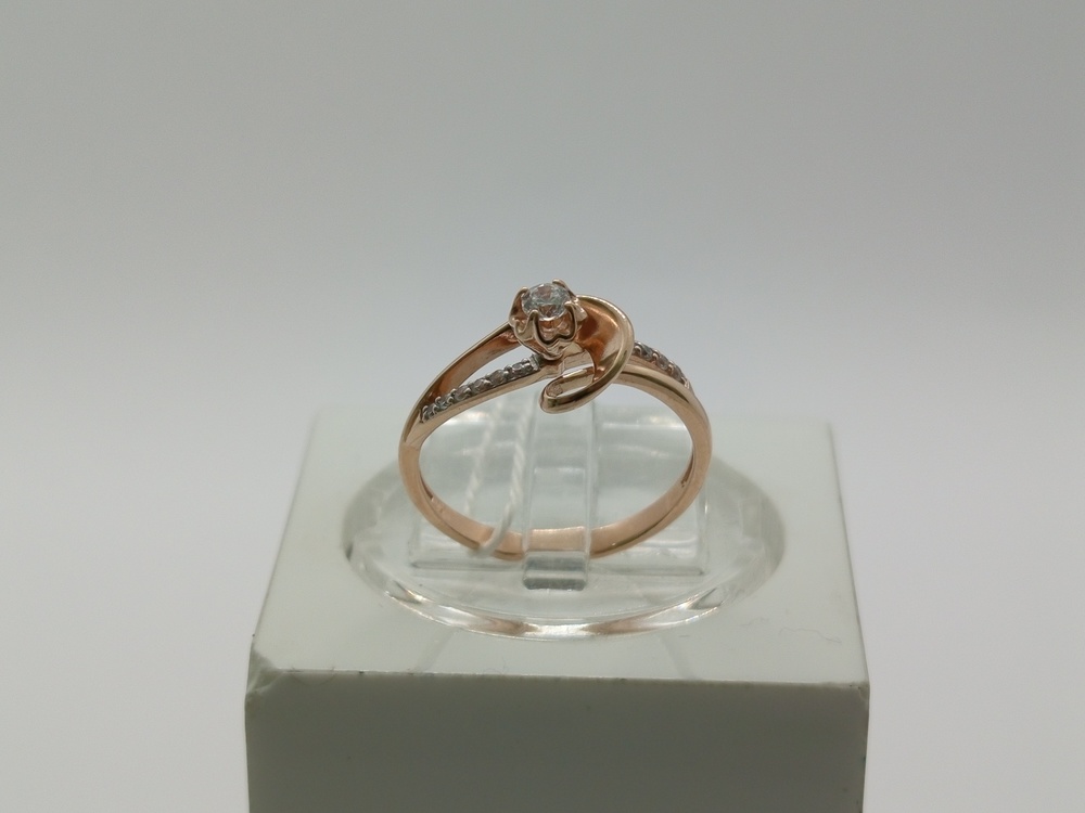 КОЛКМИ585 КОЛЬЦО С КАМНЯМИ (Au 585)