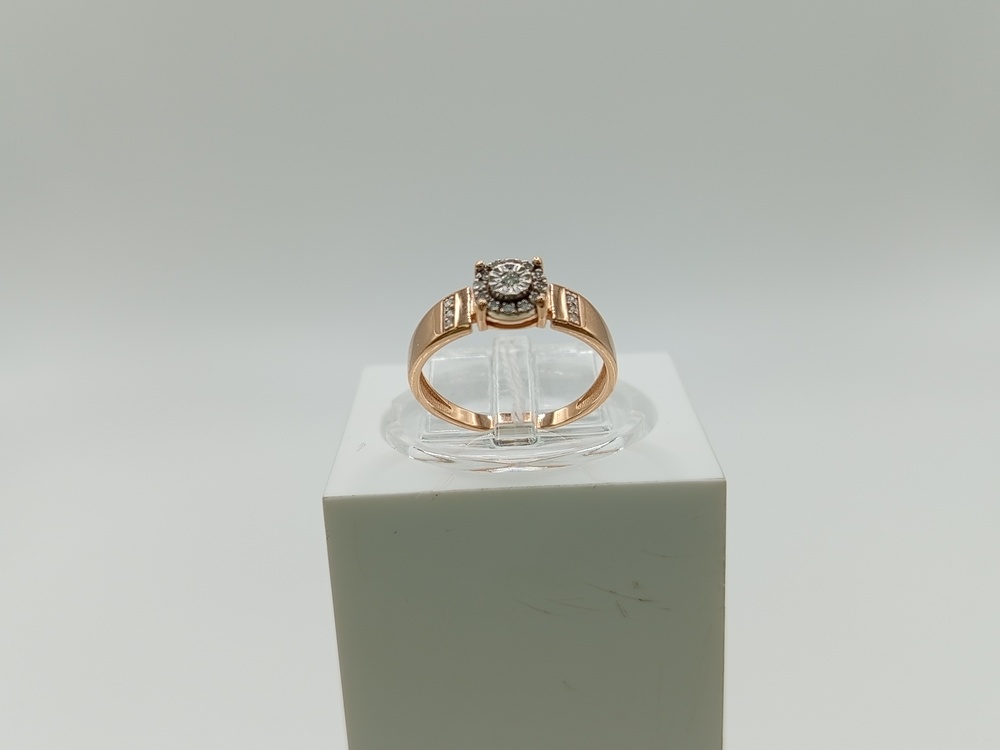 КОЛЬЦО БРИЛЛИАНТ Au 585