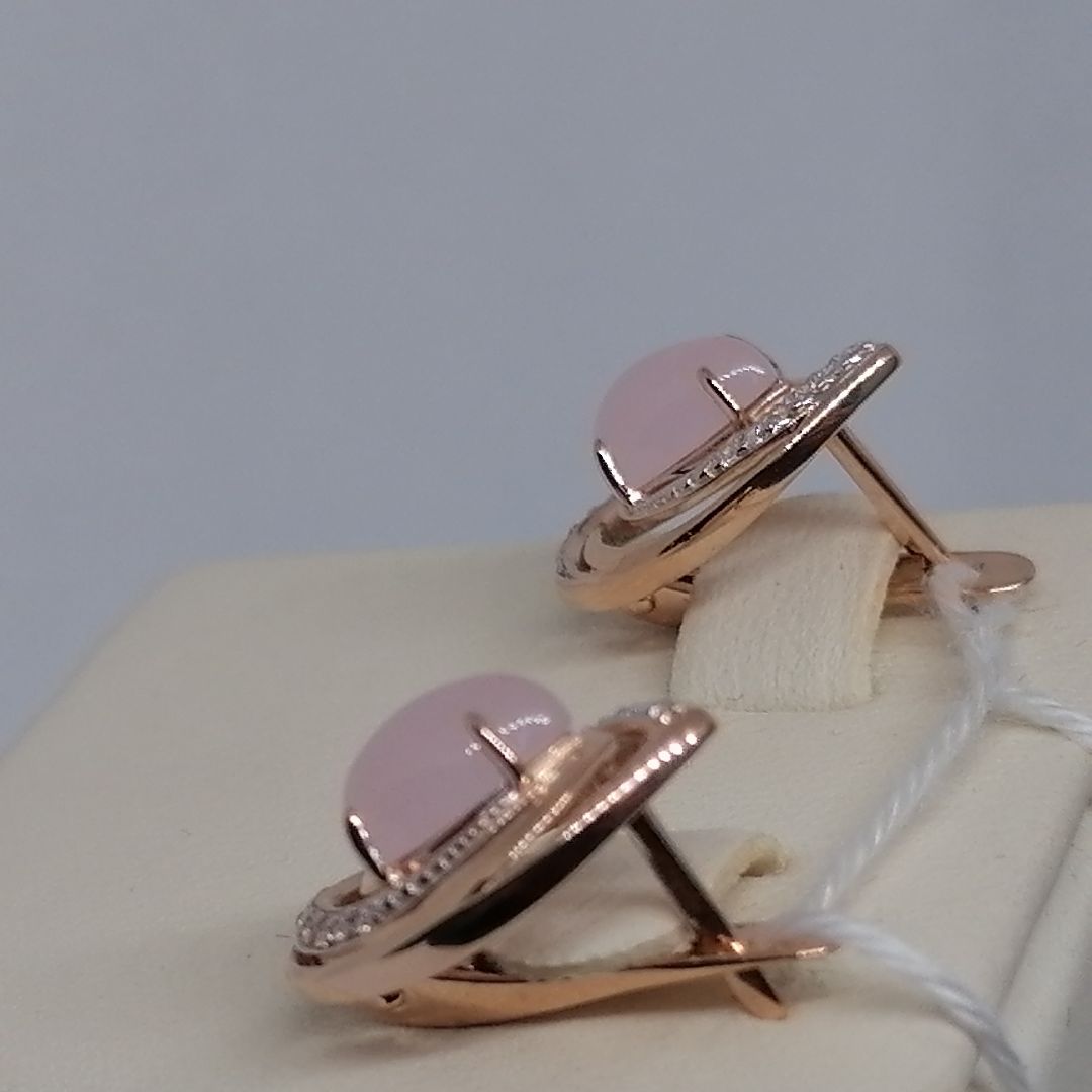 СЕРЬГИ С КАМНЯМИ (Au 585)