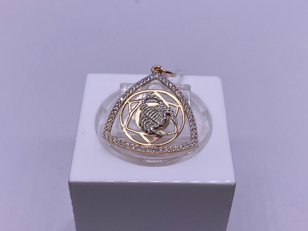 ПОДВЕСКА ЗНАК ЗОДИАКА СКОРПИОН Au 585