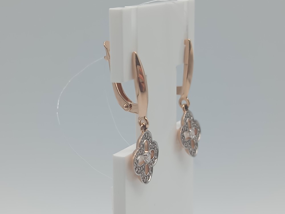 СЕРЬГИ С КАМНЯМИ (Au 585)