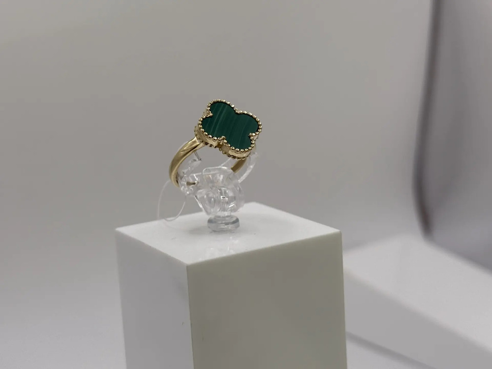 КОЛЬЦО МАЛАХИТ (Au 585)