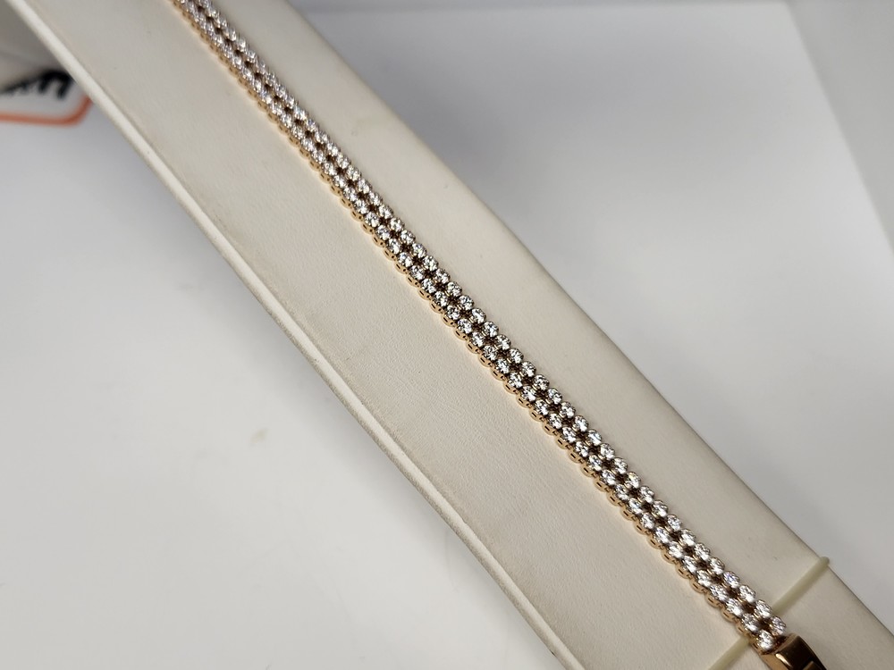 БРАСЛЕТ С КАМНЯМИ (Au 585)