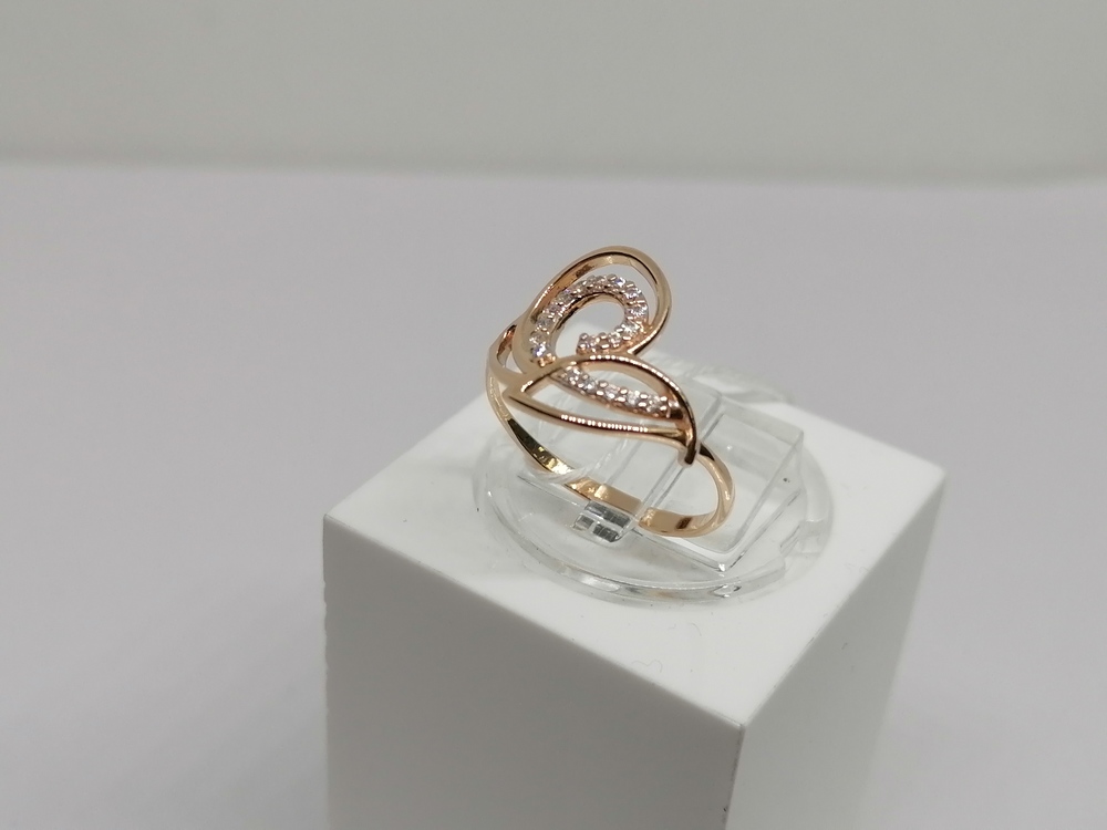 КОЛКМИ585 КОЛЬЦО С КАМНЯМИ (Au 585)