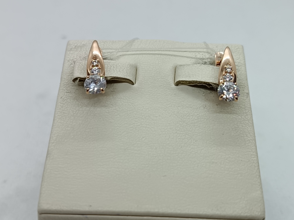 СЕРЬГИ С КАМНЯМИ (Au 585)