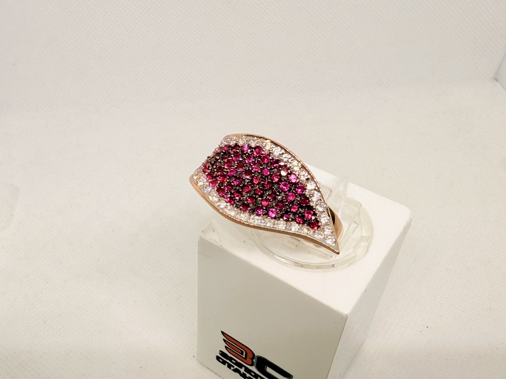 КОЛКМИ585 КОЛЬЦО С КАМНЯМИ (Au 585)