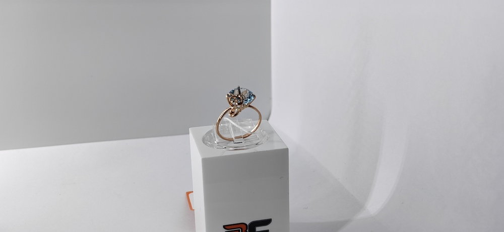 КОЛКМИ585 КОЛЬЦО С КАМНЯМИ (Au 585)