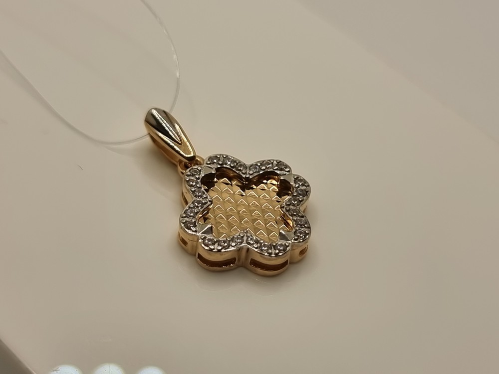 ПОДВЕСКА С КАМНЯМИ (Au 585)