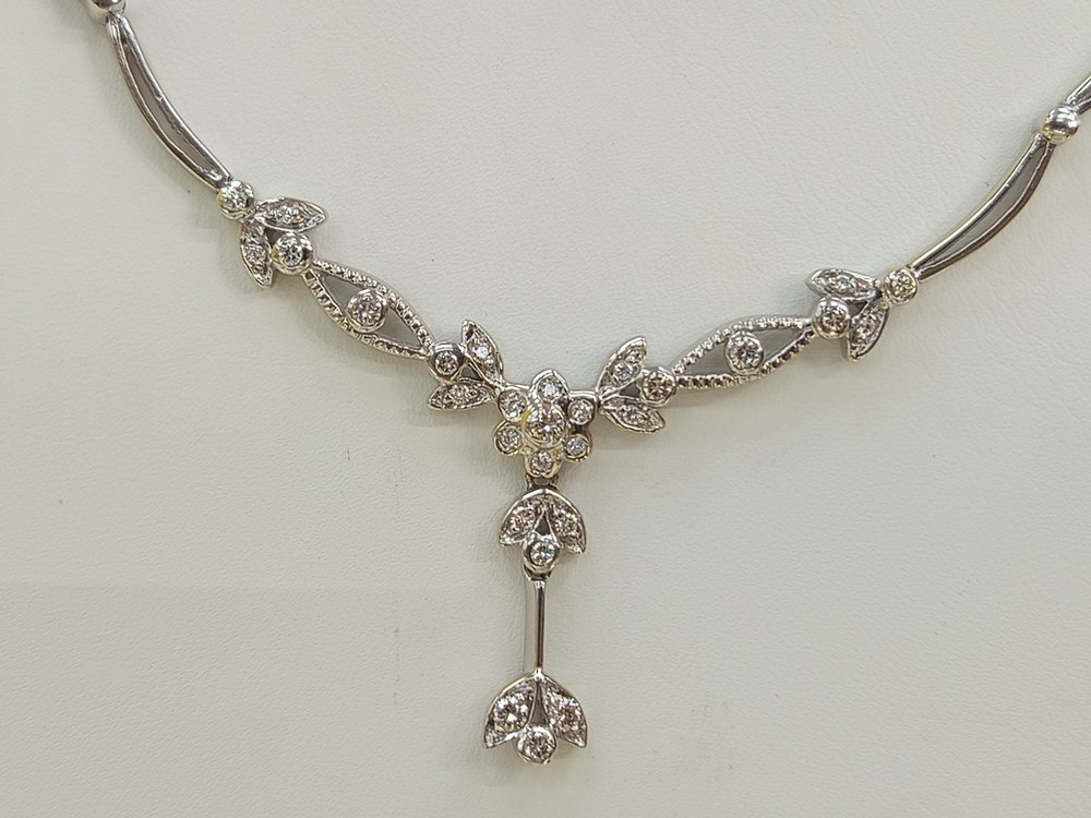 КОЛЬЕ БРИЛЛИАНТ Au 585