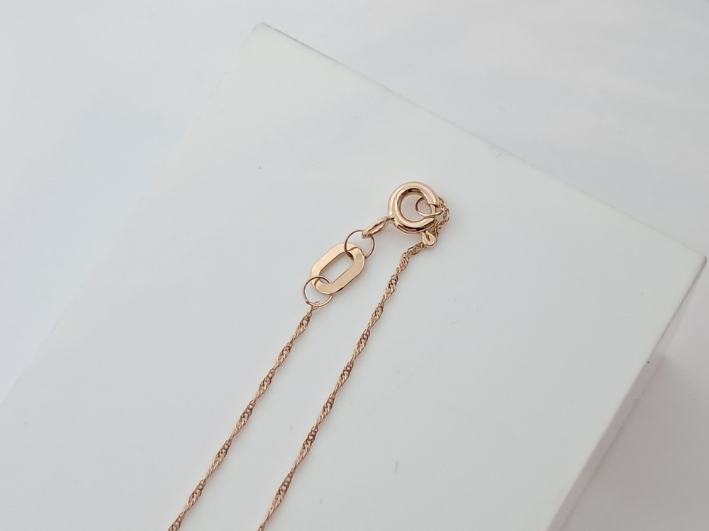 ЦПСИ585 ЦЕПЬ ПУСТОТЕЛАЯ Сингапур (Au 585)