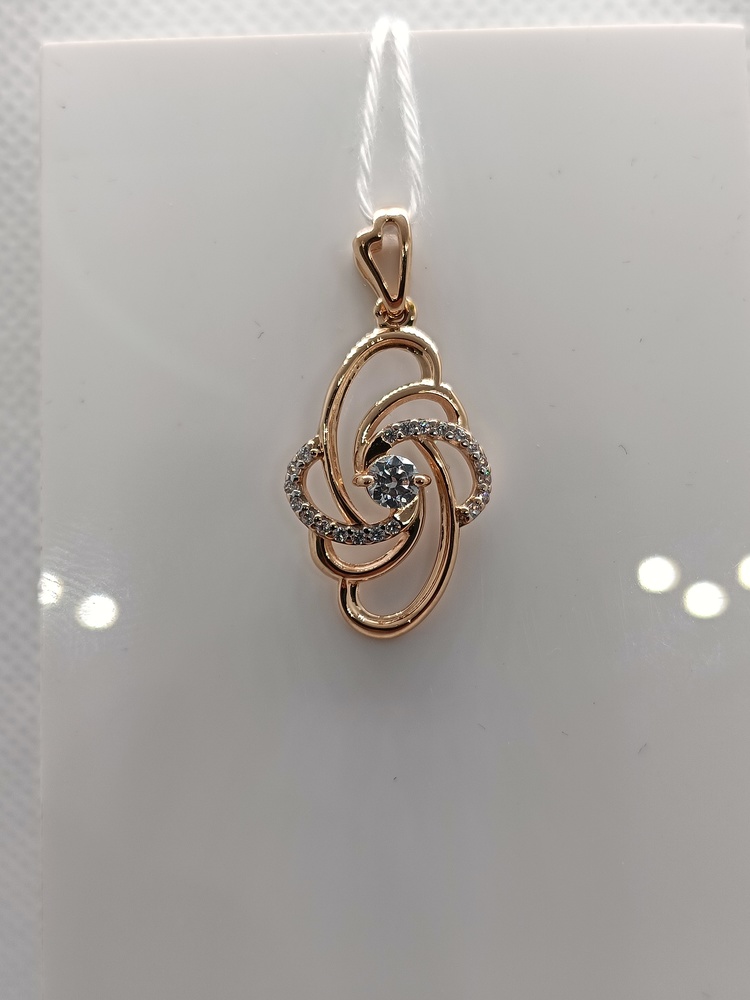 ПОДВЕСКА С КАМНЯМИ (Au 585)