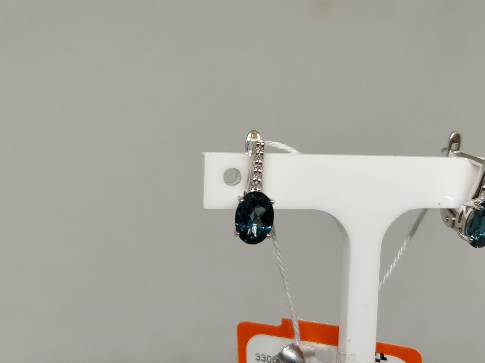 СЕРЬГИ С КАМНЯМИ (Au 585)