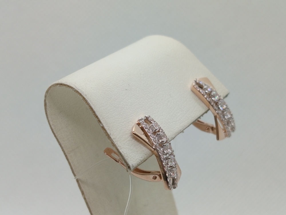 СЕРЬГИ С КАМНЯМИ (Au 585)