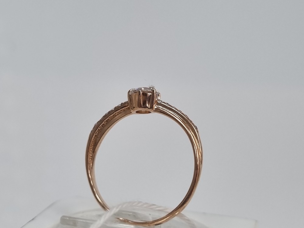 КОЛКМИ585 КОЛЬЦО С КАМНЯМИ (Au 585)