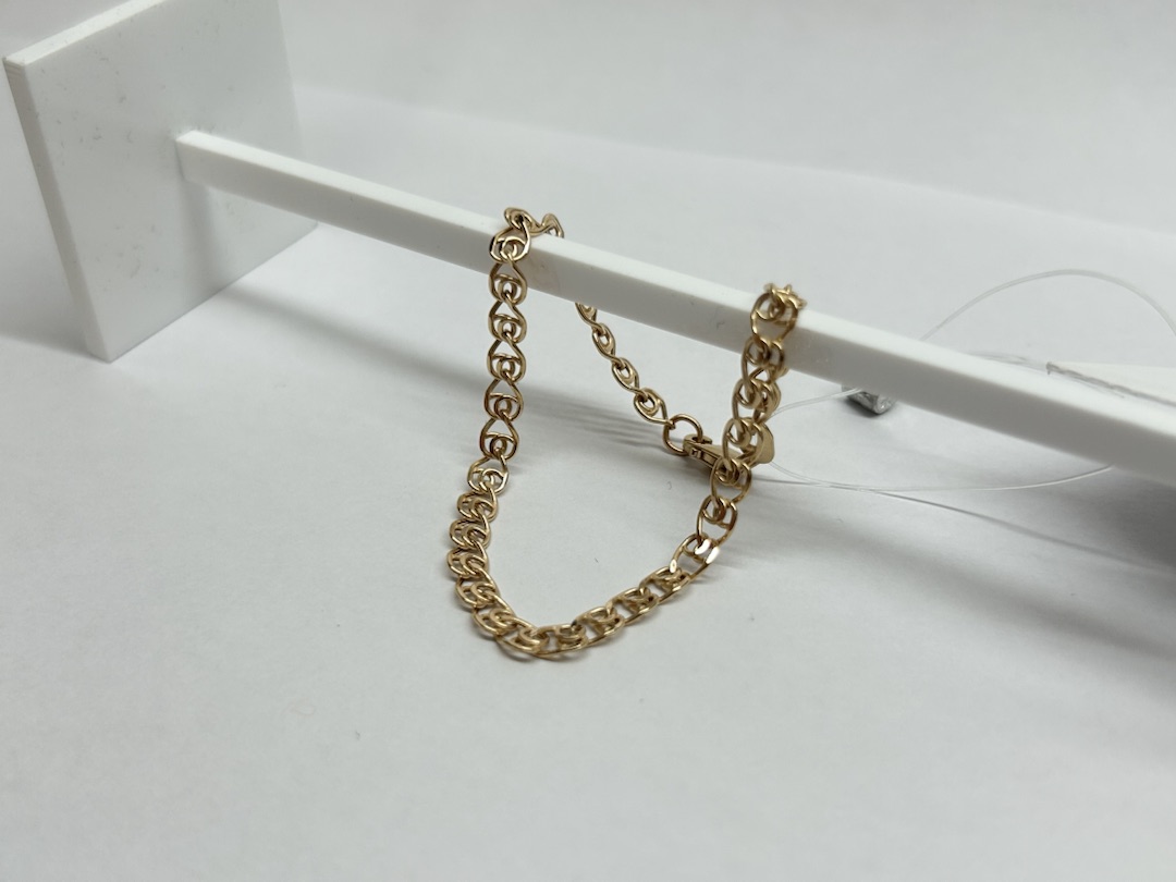 БРАСЛЕТ ПУСТОТЕЛЫЙ Лав (Au 585)