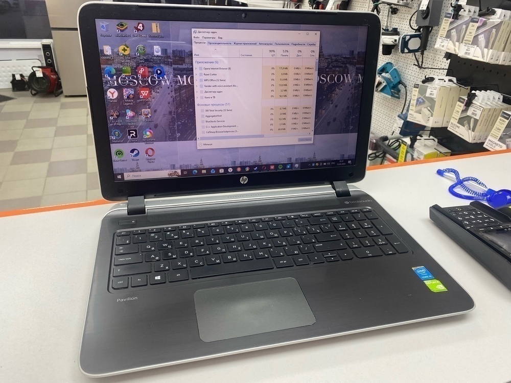 Ноутбук HP; Core i5-4210U, GeForce 840M, 12 Гб, 240 Гб, Нет