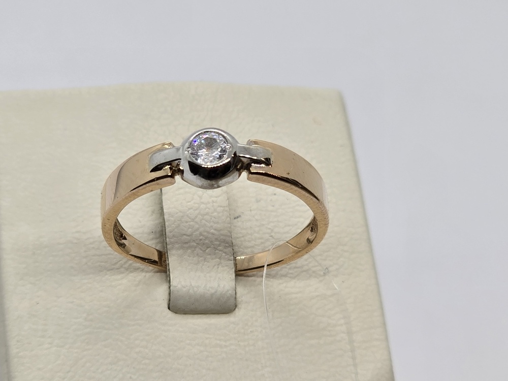 КОЛЬЦО С КАМНЕМ (Au 585)