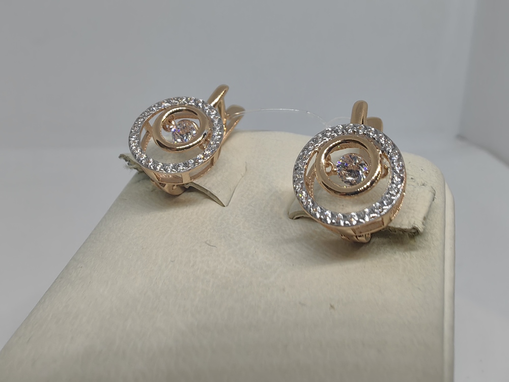 СЕРЬГИ С КАМНЯМИ (Au 585)